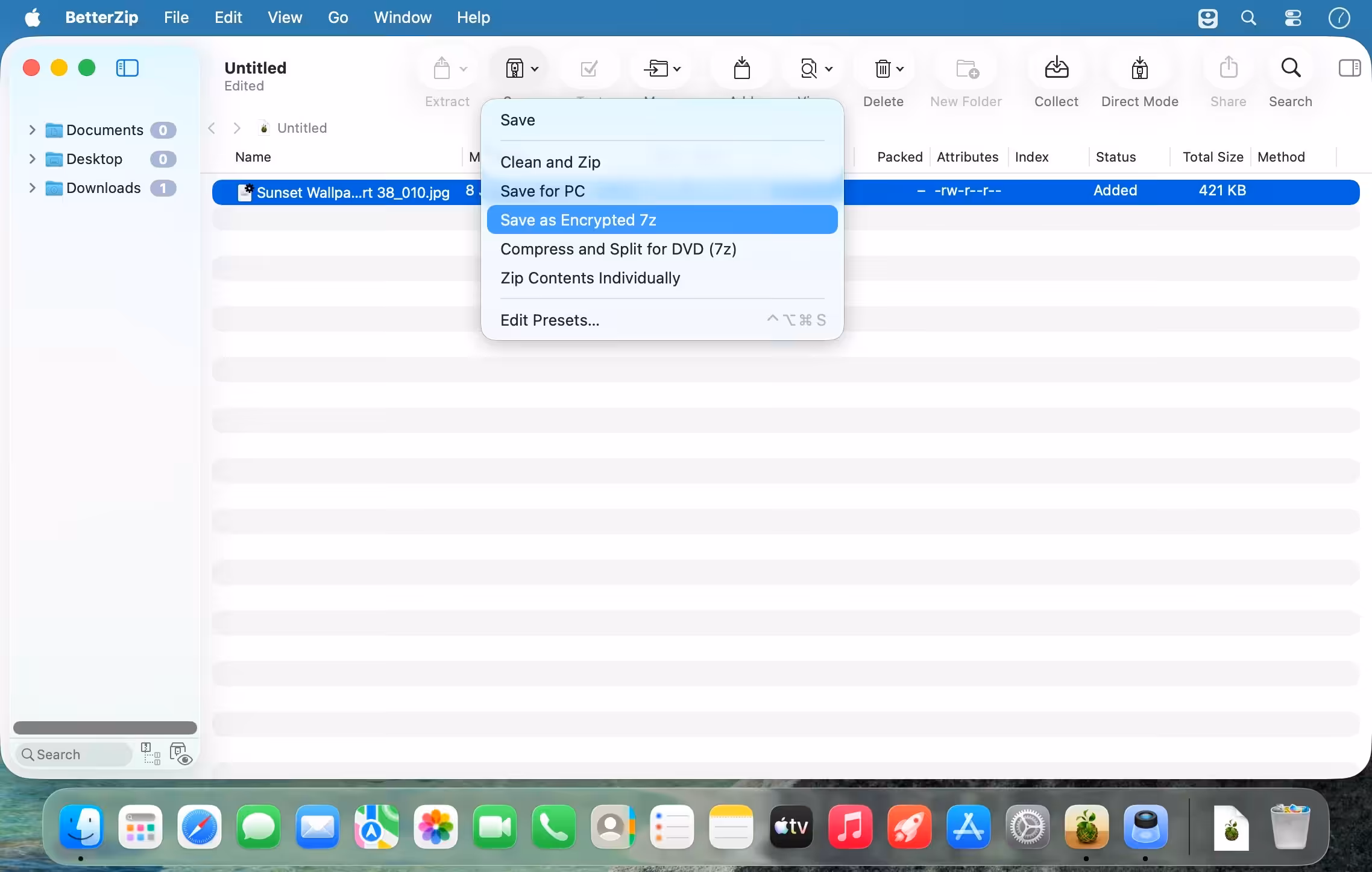 BetterZip Captura 2