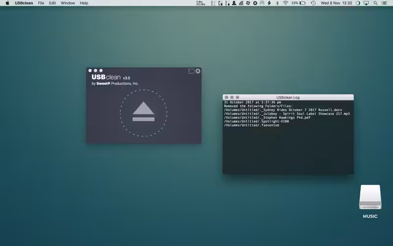 USBclean Captura 1